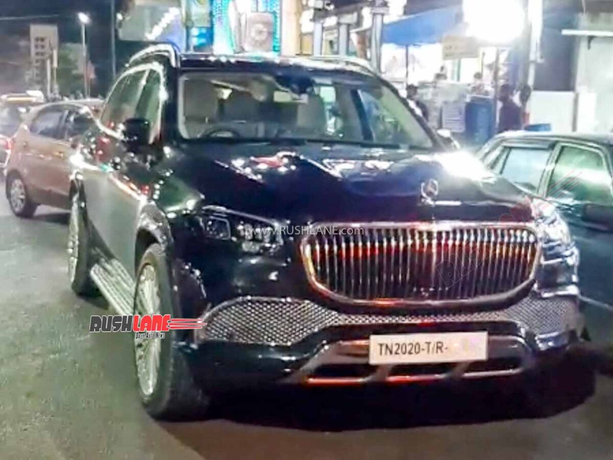 Mercedes Gls Suv With Maybach Mod Kit Spotted In India