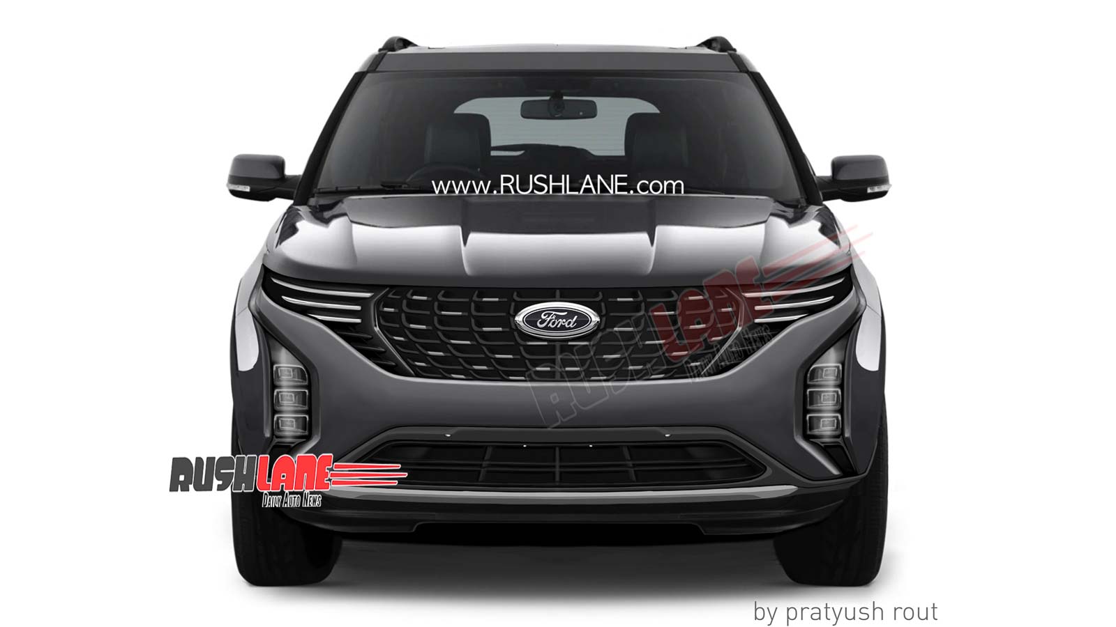 New Ford SUV For India CX757 Rendered - Based On 7 Seater ...