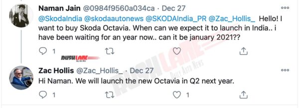 2021 Skoda Octavia India launch
