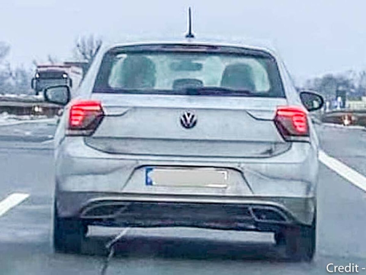 The above Tahiti Waterfront 2021 Volkswagen Polo Facelift Spied Testing - Likely To Get Mild Hybrid