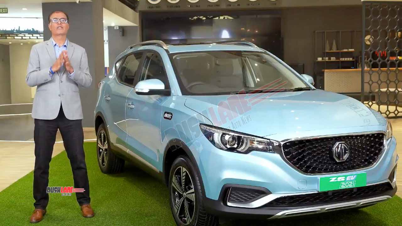2021 MG ZS Electric Launch Price Rs 21 L Range Increased By 66 Kms