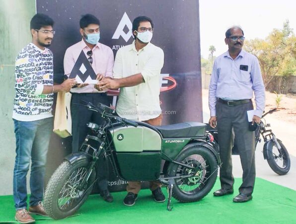 Atum Electric Motorcycle Delivery Starts