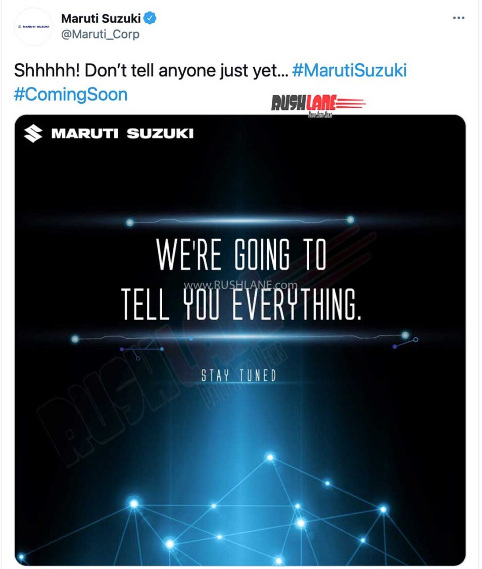 Maruti shares new teaser
