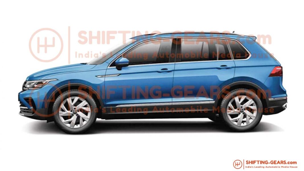 2021 Volkswagen Tiguan Facelift Images Leak Ahead Of India ...