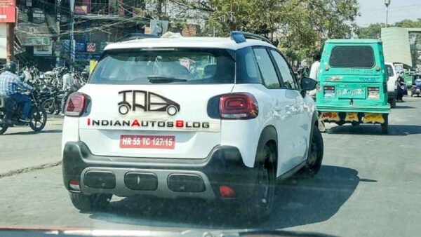Citroen C3 Aircross Spied in India