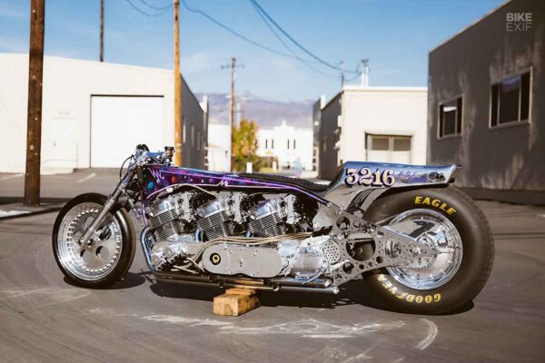 Galaxy Custom Motorcycle With 3 Engines