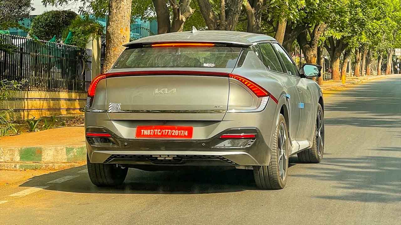 Kia EV6 GT Electric Car Spied Testing In India - Launch Soon