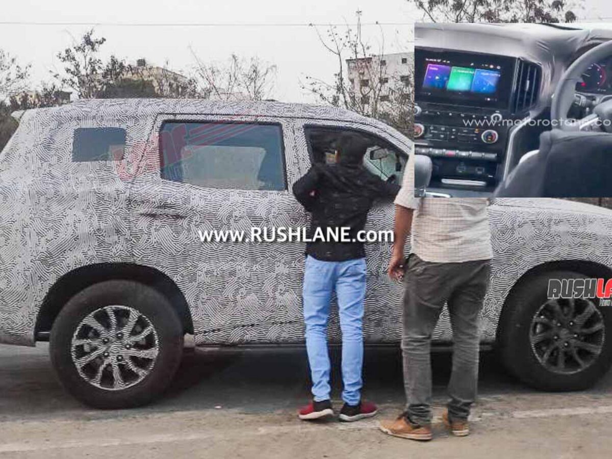 2020 Mahindra Scorpio interior spied for the first time