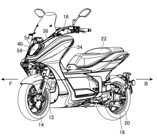 Yamaha E01 Electric Scooter Production Spec Patent Leaks