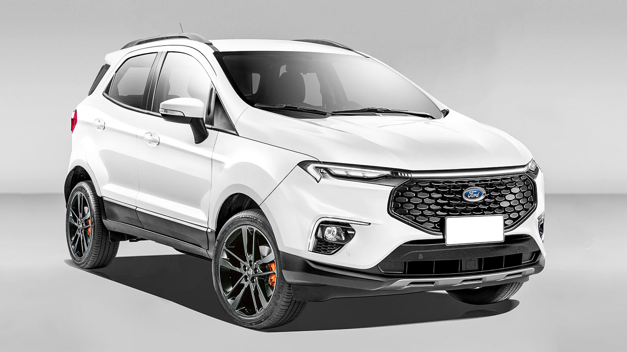 2022 Ford EcoSport Facelift SUV Rendered With New Look Based On Spy Shots