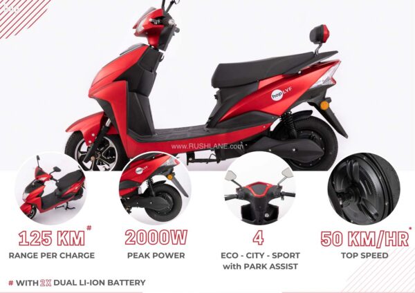 HOP LYF electric scooter Specs