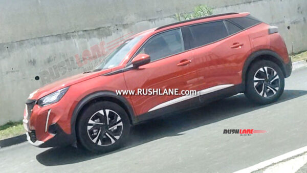 Peugeot 2008 SUV Spied in India