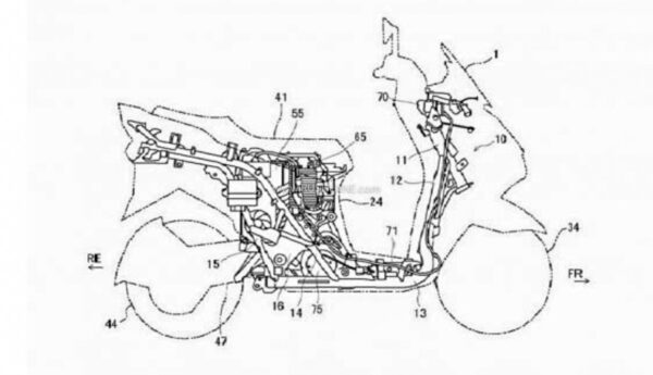 Suzuki Burgman Electric Patent