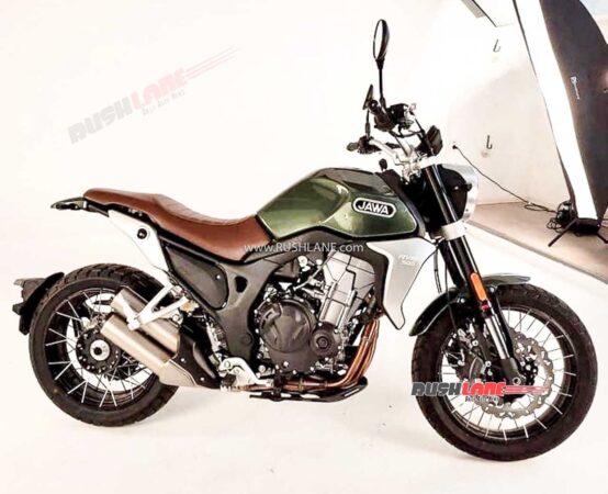 New Jawa 500cc Scrambler Spied