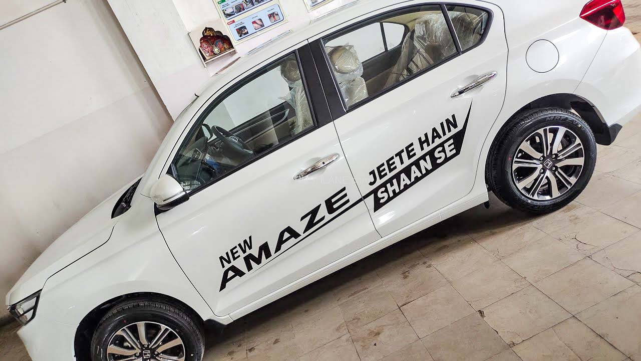 Honda Amaze Facelift Test Drive Car