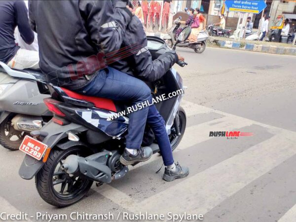 New Aprilia Scooter Spied In Pune