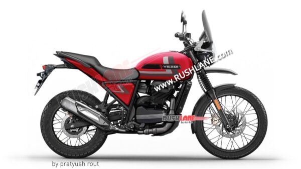 Upcoming Yezdi Adventure Motorcycle