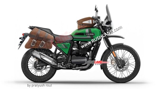 Upcoming Yezdi Adventure Motorcycle
