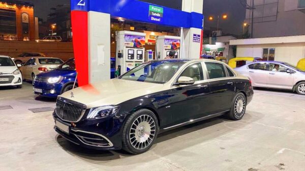 Mercedes E Class Modified With Maybach Bodykit