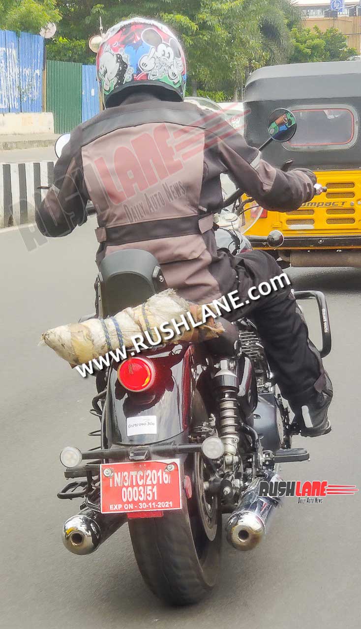 New Royal Enfield Super Meteor 650 Spied