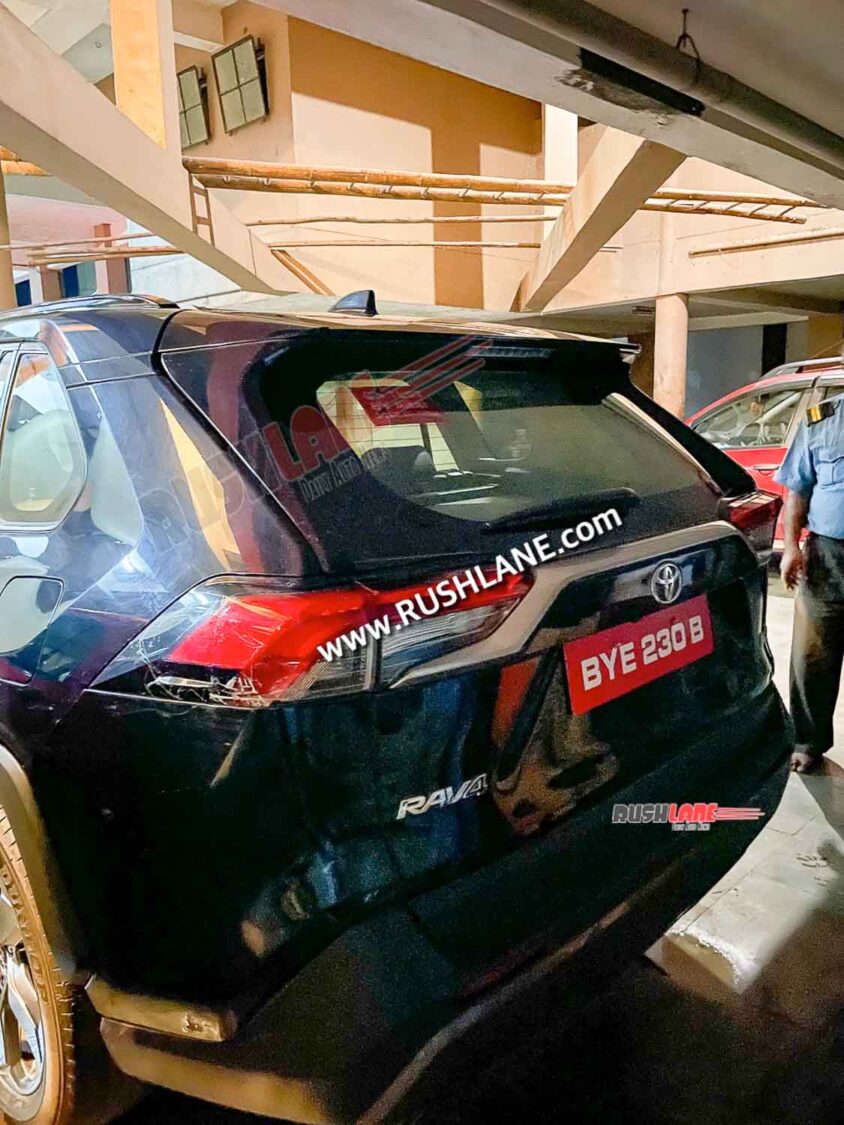 Toyota RAV4 Spied In India