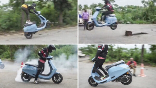 Ola Electric Scooter Stunts