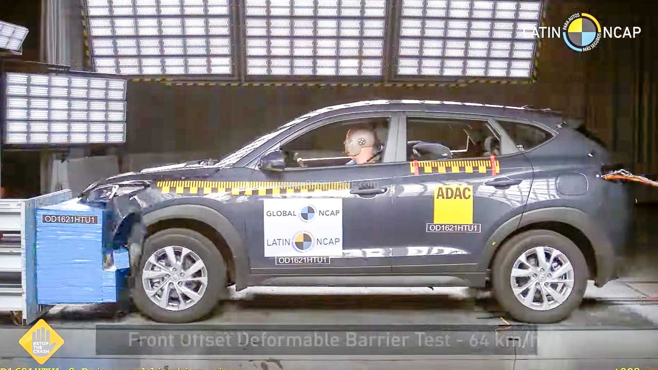 Hyundai Tucson Safety Rating 0 Star  2021 Latin NCAP Crash Test