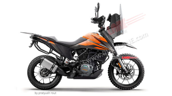 2022 KTM 390 ADV Modified With Rally Tower