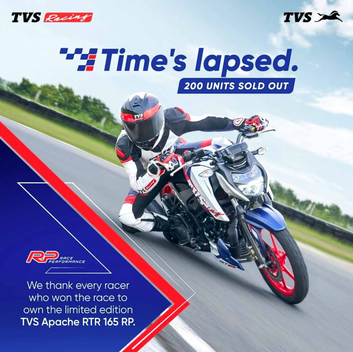 New TVS Apache 165 Sold Out