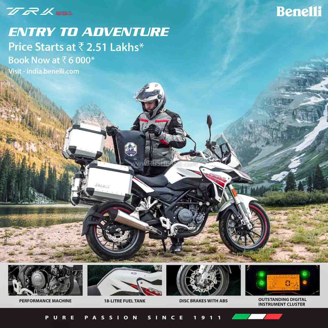 New Benelli TRK 251 India Launch