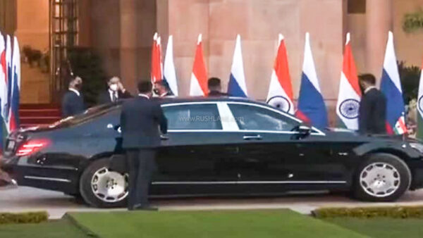 PM Modi and his new Mercedes S Guard