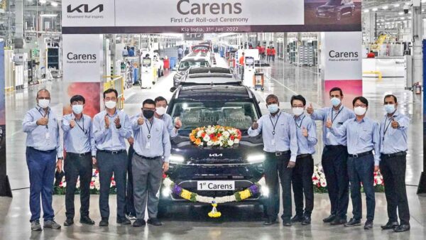 Kia Carens Production Starts