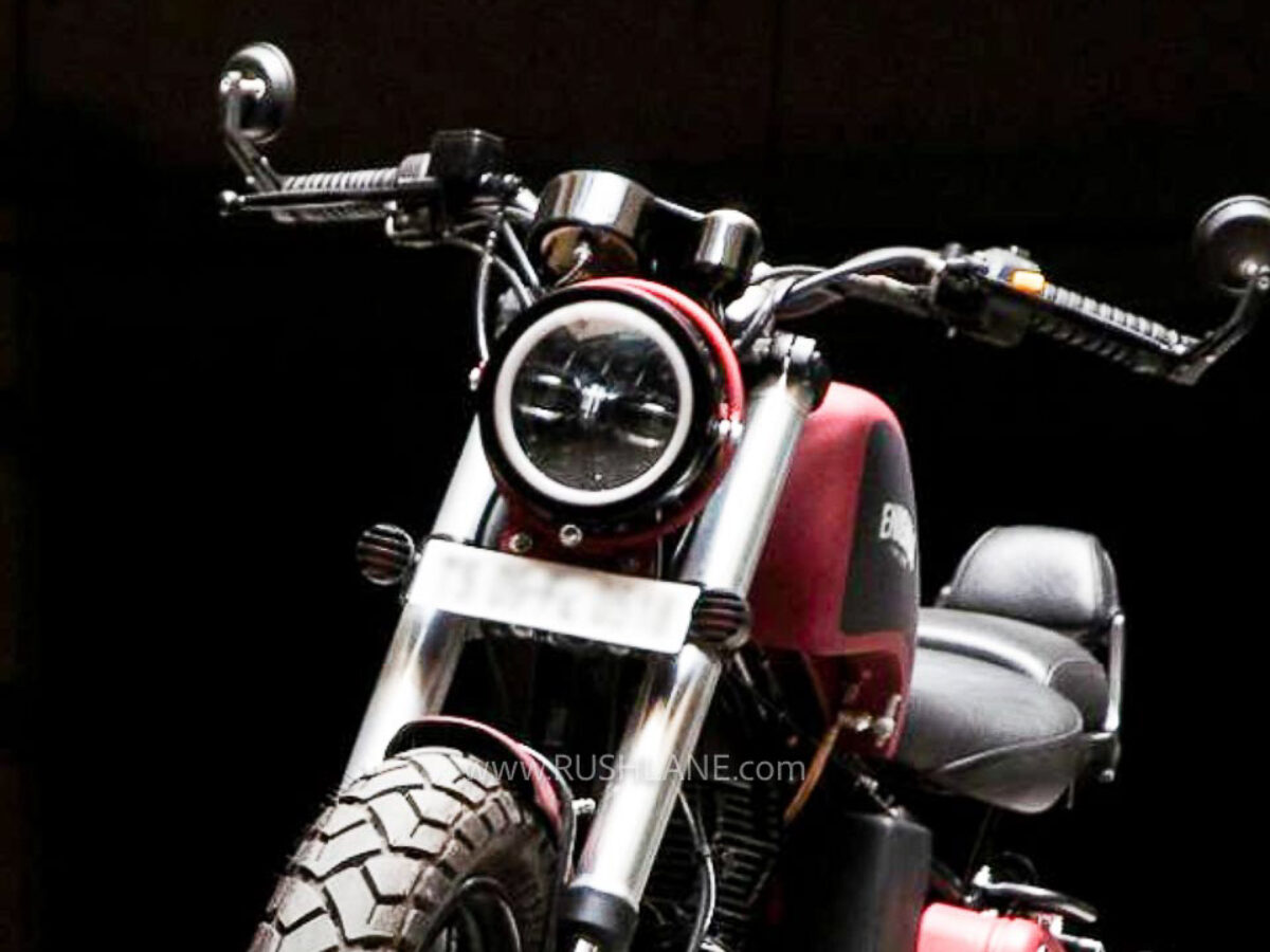 Royal Enfield Classic 350 Modified Cruiser - USD Forks, Red Colour
