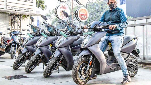 Ather Electric Scooters Jan 2022 Sales