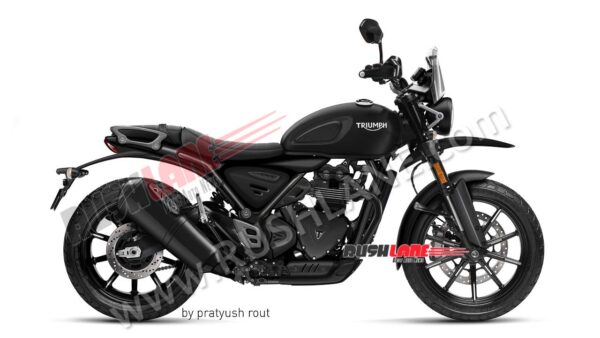 Upcoming Bajaj Triumph Scrambler Motorcycle