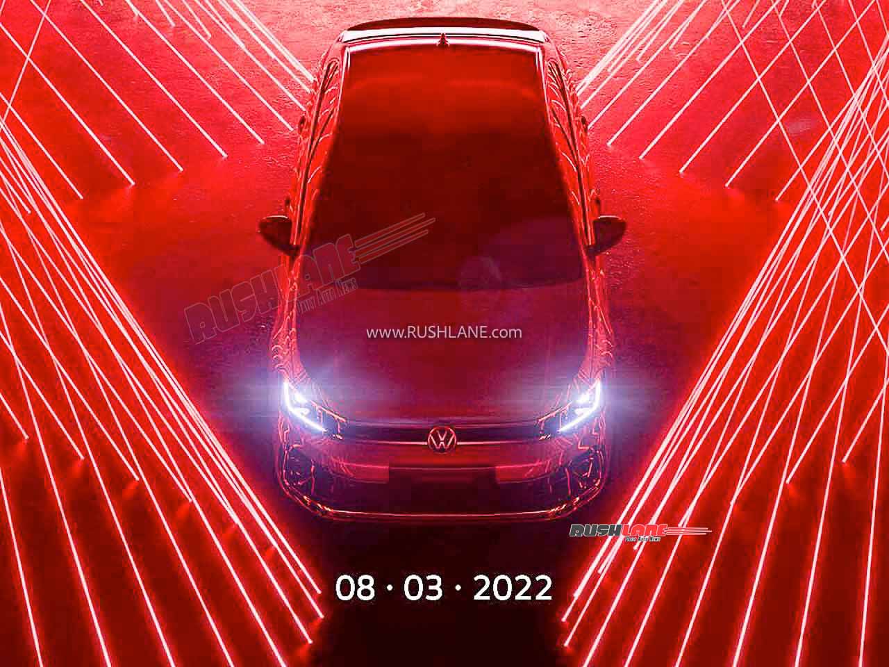 Volkswagen Virtus Front Teased - LED DRLs, Projector Headlight