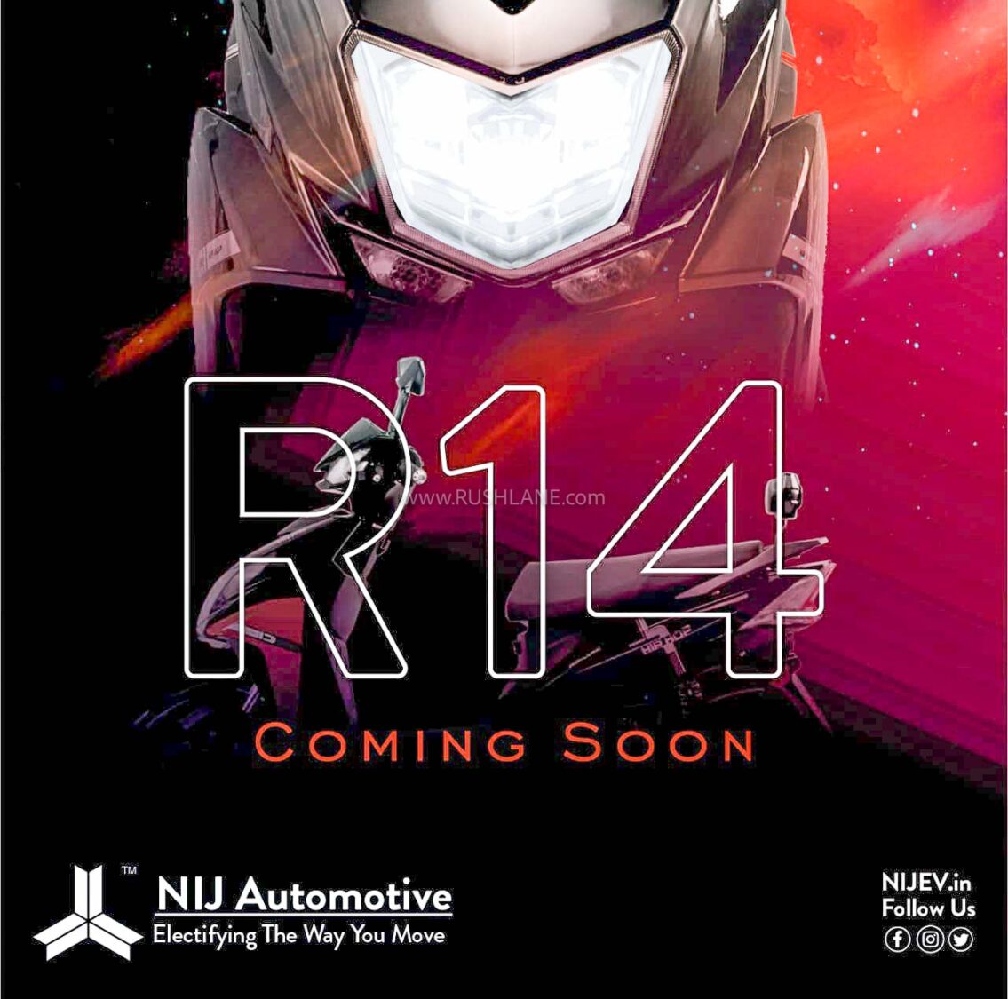 NIJ Electric Scooter R14 Coming Soon Teaser