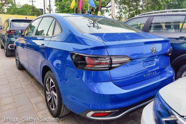 Volkswagen Virtus Blue Colour