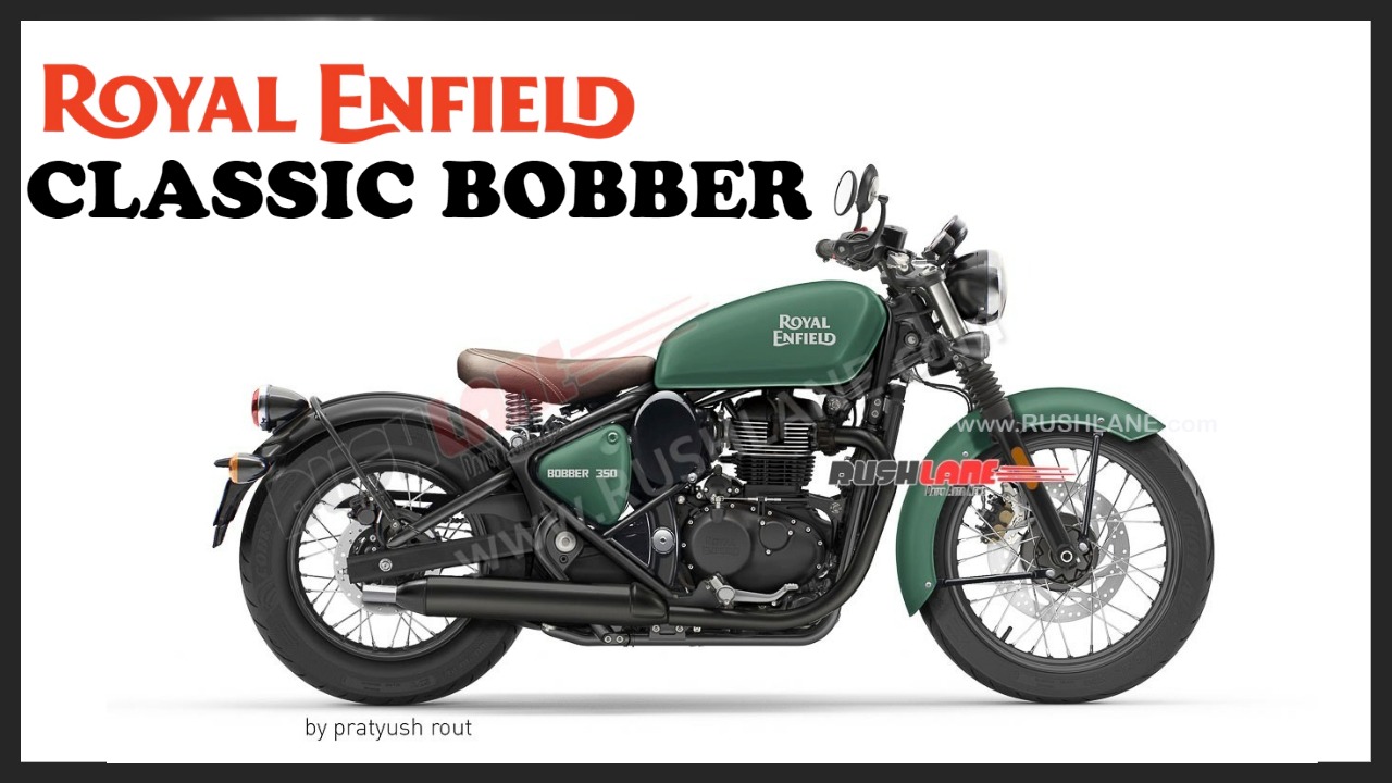 2023 Royal Enfield Classic 350 Bobber Render - In 7 New Colours
