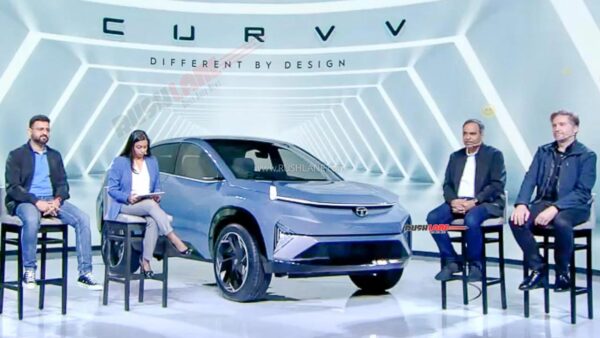 Tata CURVV Electric SUV Concept Debuts - Bigger Than Nexon