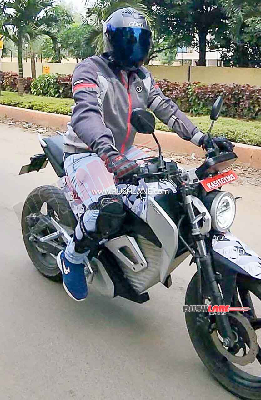 Oben Rorr Electric Motorcycle Spied