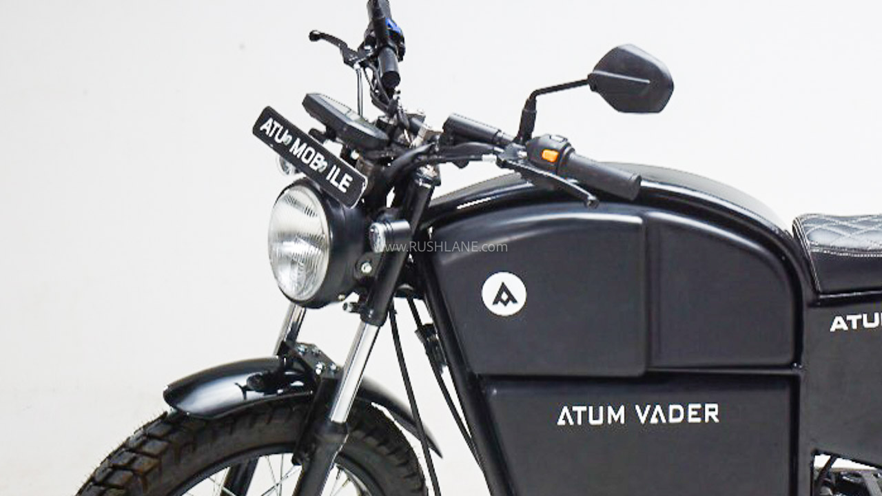Atum Vader Electric Motorcycle - High Speed Cafe Racer