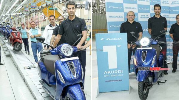 Bajaj Chetak Electric Scooter - Production starts at new plant today