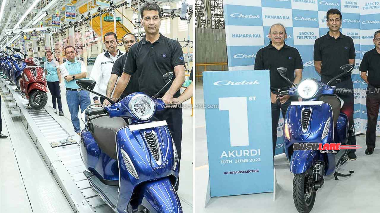 Bajaj Chetak Electric Scooter - Production starts at new plant today