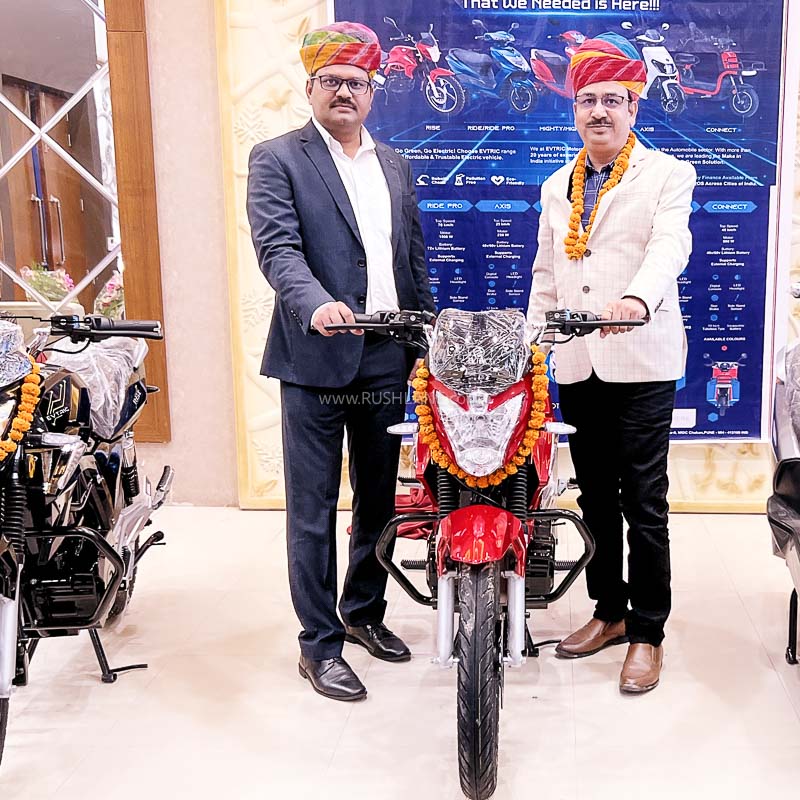 EVTRIC Rise Electric Motorcycle launched in India