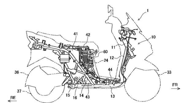 Suzuki Burgman Electric Scooter Patent Leaks