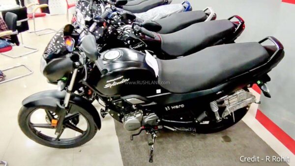 2022 Hero Splendor 125cc Matte Black Launched