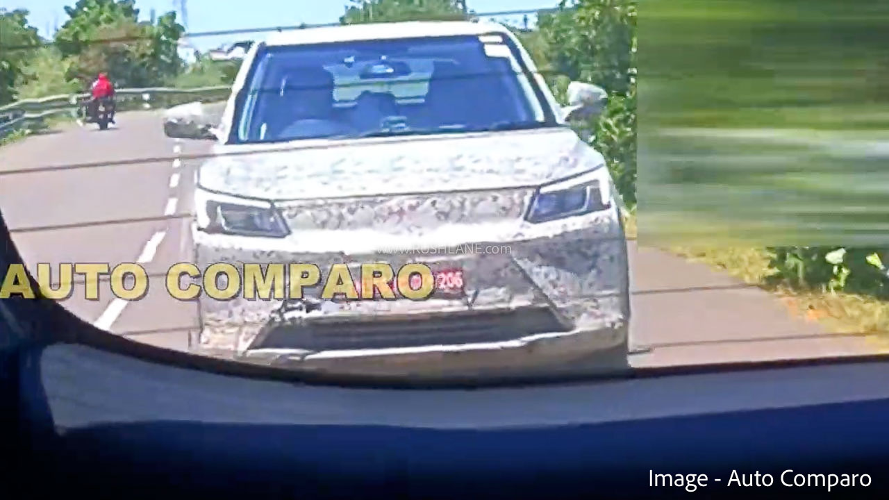 2022 Mahindra XUV400 Electric SUV Spied