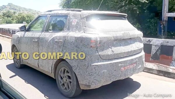 2022 Mahindra XUV400 Electric SUV Spied