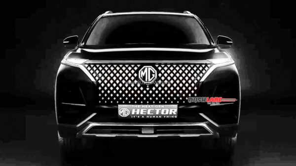 2022 MG Hector SUV - Front Teaser